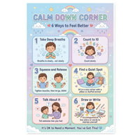 6 Ways to Feel Better Calming Poster