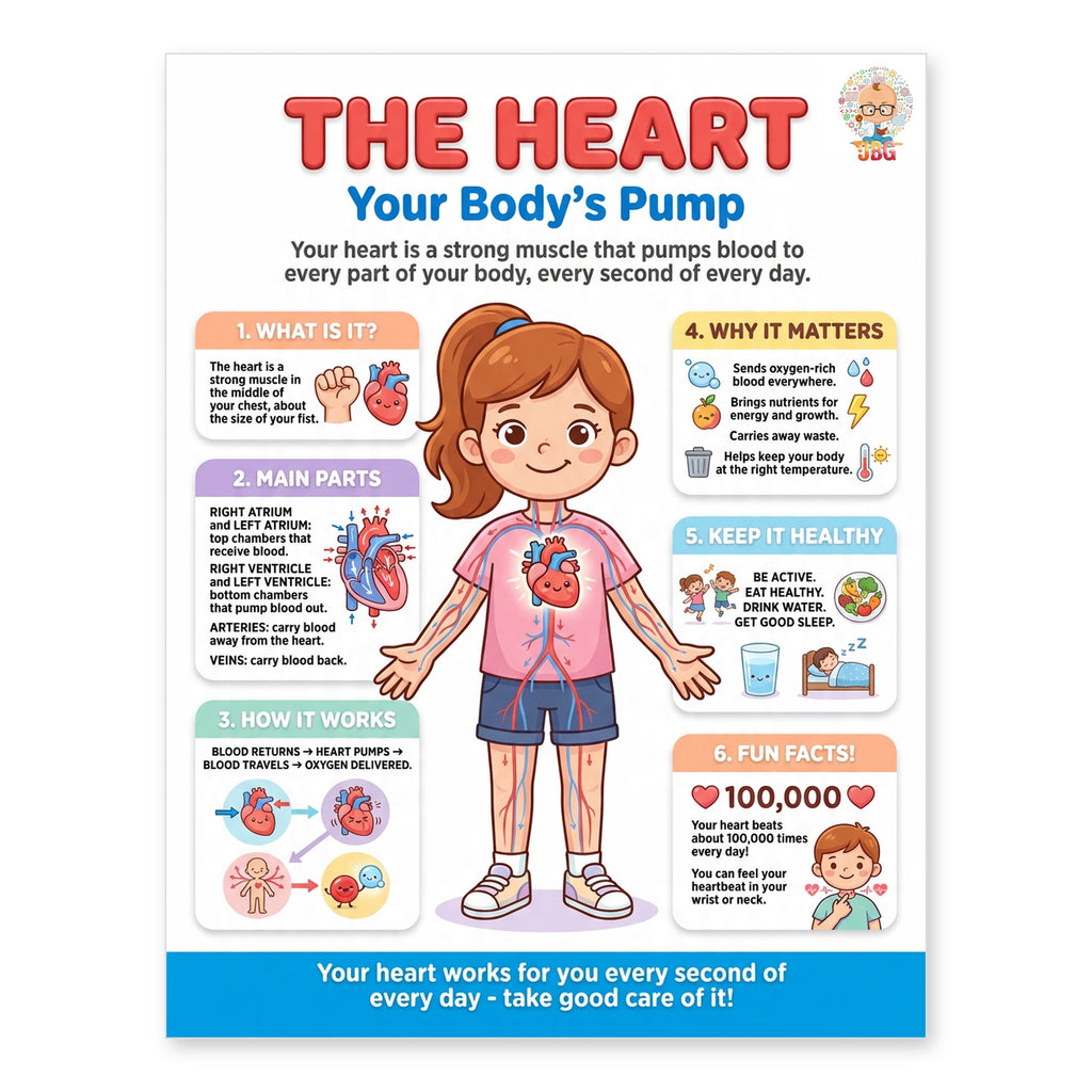 Six laminated human body anatomy posters with QR codes for narrated audio lessons — view 6