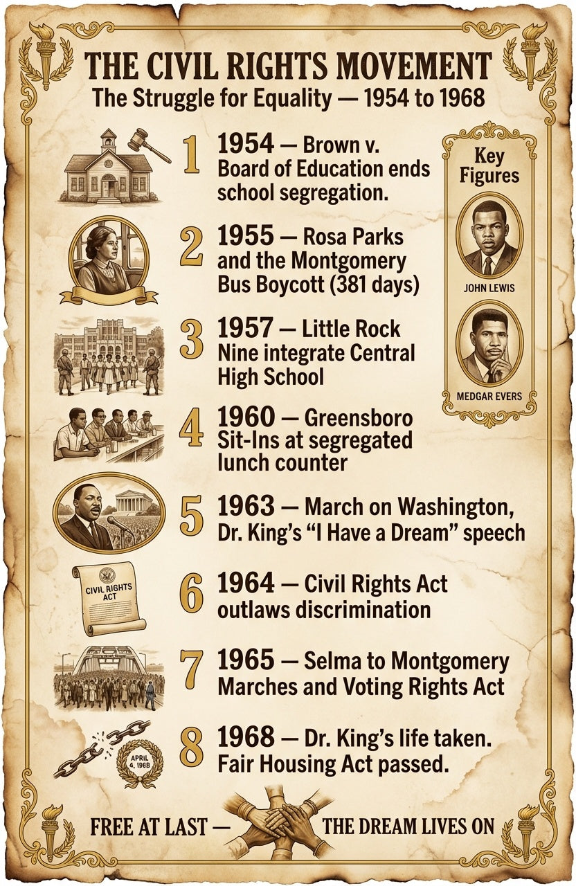 14 laminated civics posters with QR codes for audio lessons covering U.S. government and history — view 5