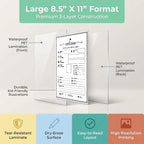 Set of laminated welcome info board posters with QR codes for narrated audio lessons. — view 3