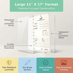 Five laminated Wi-Fi information posters with QR codes for narrated audio lessons. — view 3