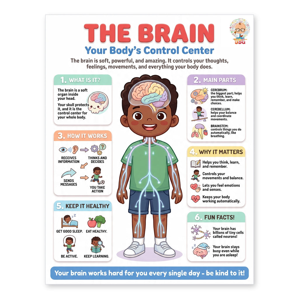 Six laminated human body anatomy posters with QR codes for narrated audio lessons — view 5