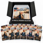 US Presidents Posters, 47-Piece American History Set, 8.5x11 Laminated