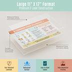 JELLY BEAN GENIUS Baby Food Introduction Poster – Top 9 Common Allergens Guide & Food Tracking Chart | Laminated Infant