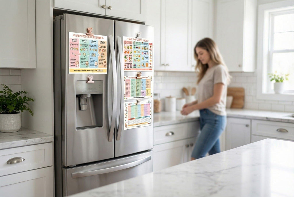 JELLY BEAN GENIUS 101 Foods Before 1 Poster – Laminated Dry Erase Baby Food Tracker & Weekly Meal Planner | Baby Led
