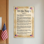 JELLY BEAN GENIUS Constitution Article I Poster - Legislative Branch Powers - Laminated 11x17 - Congress Senate House