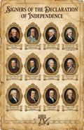 JELLY BEAN GENIUS Signers of the Declaration of Independence Poster – Influential 12 Signers – US History Classroom Chart –