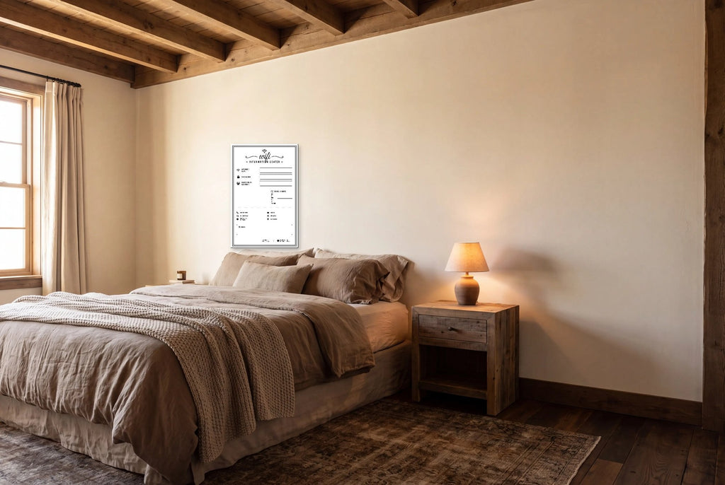 Five laminated WiFi information posters with QR codes for narrated audio lessons. — view 2