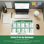 JELLY BEAN GENIUS Professional Excel Keyboard Shortcuts Poster 11x17 – Double-Sided Laminated Windows & Mac Layout | 80+