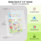 JELLY BEAN GENIUS Mail Carrier and Bus Driver Mini Poster for Kids – Laminated Double-Sided Community Helpers Career Chart