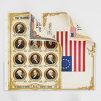 JELLY BEAN GENIUS Constitution Binder Sheets (2 Pack) - Two-Sided 8.5x11 Laminated - Framers, Summary, Flag, Article I