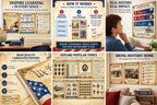 US Civics & American History Posters, Choose 3, 5, 10, 15, Laminated 11x17