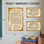 JELLY BEAN GENIUS Bill of Rights Original Document Poster - Historic Text Replica - Laminated 11x17 - Founding Documents