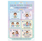 JELLY BEAN GENIUS 6 Ways to Feel Better Calming Poster for Kids – Coping Skills & Emotional Awareness Visual for Classroom