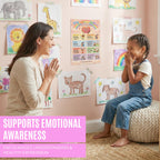 JELLY BEAN GENIUS Emotional Awareness Poster for Kids – Social Emotional Learning Visual for Classroom & Home Calm Down