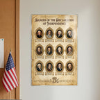 JELLY BEAN GENIUS Signers of the Declaration of Independence Poster – Influential 12 Signers – US History Classroom Chart –