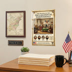 JELLY BEAN GENIUS Signing of the Declaration of Independence Poster - Historic Scene July 4 1776 - Laminated 11x17