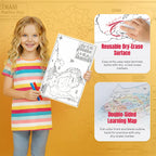 Vietnam Map Poster for Kids - Educational Geography Wall Art with 63 Provinces, Capitals & Major Cities - Laminated