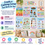 Calm Down Corner Posters, Choose Any 3-10 SEL Posters, Laminated 11x17