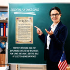 JELLY BEAN GENIUS Constitution Article I Poster - Legislative Branch Powers - Laminated 11x17 - Congress Senate House
