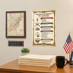 JELLY BEAN GENIUS Bill of Rights by Category Poster - Constitutional Rights Organized by Type - Laminated 11x17