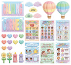 JELLY BEAN GENIUS Calming Corner Wall System for Kids – 29-Piece Social Emotional Learning & Emotional Awarenesss Visuals