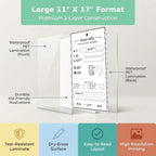 Five laminated house rules posters with QR codes for narrated audio lessons for kids — view 3