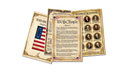 Four laminated Constitution posters with QR codes for narrated audio lessons