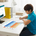 Excel, Word & PowerPoint Keyboard Shortcuts Binder Insert (Double-Sided Reference Page) | Excel Skills Chart for Kids